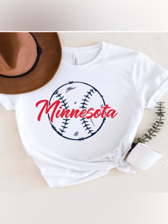 Bella Canvas Tops - Minnesota Baseball Tee